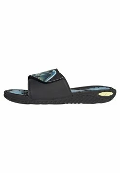 Adidas Originals REPTOSSAGE YU GI OH - Pool Slides - Core Black/hazy Sky
