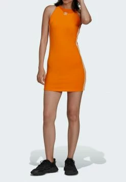 Adidas Originals DRESS - Jersey Dress - Orange