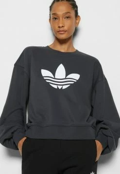 Adidas Originals CREW - Sweatshirt - Carbon -Adidas Originals Shop b47e653ef6fe4c22a569bf821b88418a