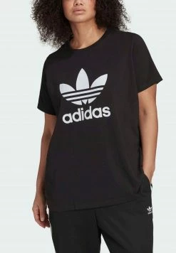 Adidas Originals TREFOIL TEE - Print T-shirt - Black -Adidas Originals Shop b4e5489300354d72aa55d2ee3c29c38a