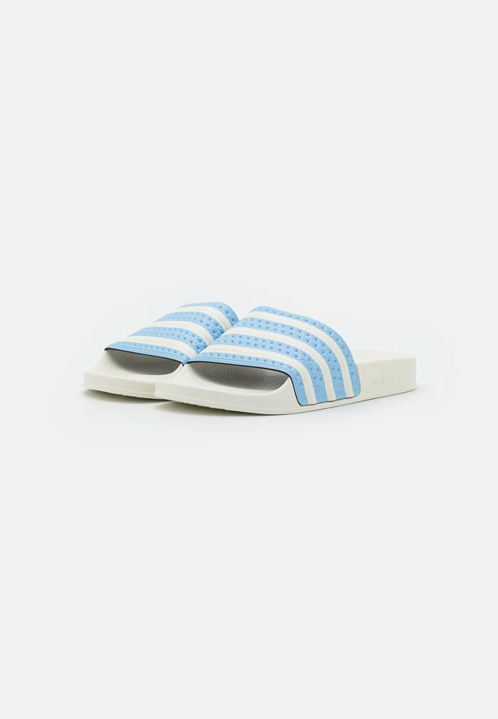 Adidas Originals ADILETTE - Mules - Clear Sky/cloud White/off White 3 Adidas Originals ADILETTE - Mules - Clear Sky/cloud White/off White - Image 3