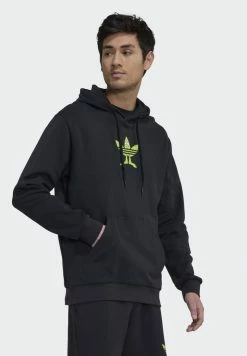 Adidas Originals Hoodie - Black/white/pulse Lime -Adidas Originals Shop b652de4c7c2f4b878e83dae389adf20f