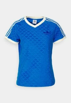 Adidas Originals MONOGRAM TEE 70S PACK - Print T-shirt - Bluebird -Adidas Originals Shop b68b7bdc1e044555b74ceca13aa2800f