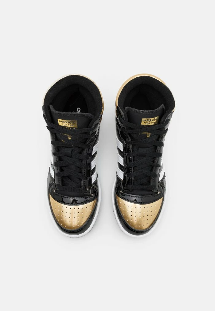 Adidas Originals TOP TEN RB UNISEX - High-top Trainers - Core Black/gold Metallic/footwear White 4 Adidas Originals TOP TEN RB UNISEX - High-top Trainers - Core Black/gold Metallic/footwear White - Image 4