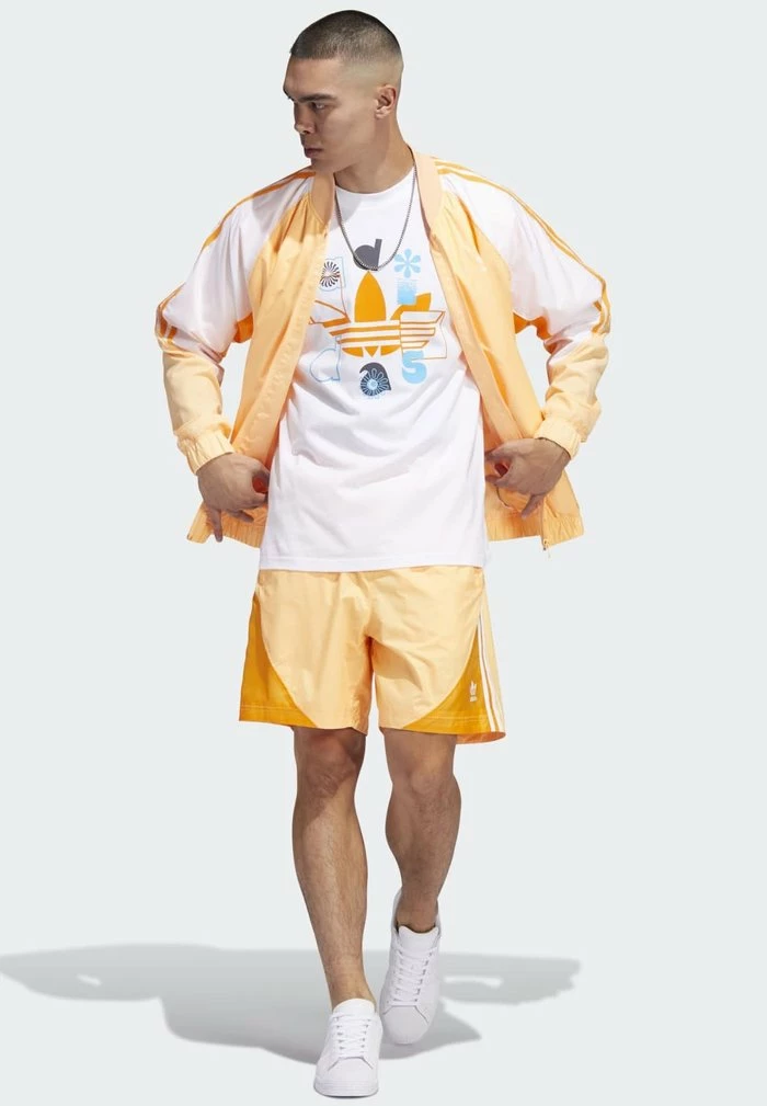 Adidas Originals SUMMER - Zip-up Sweatshirt - Orange 2 Adidas Originals SUMMER - Zip-up Sweatshirt - Orange - Image 2