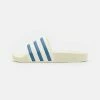 Adidas Originals ADILETTE UNISEX - Mules - Off White/altered Blue