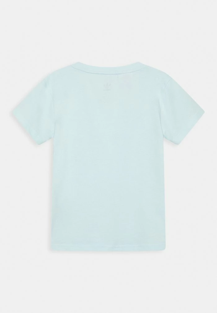 Adidas Originals TREFOIL TEE UNISEX - Print T-shirt - Almost Blue/white 2 Adidas Originals TREFOIL TEE UNISEX - Print T-shirt - Almost Blue/white - Image 2