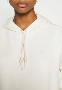 Adidas Originals TRFEOIL HOODIE - Sweatshirt - Off-white -Adidas Originals Shop b97861c0e27845438e967719479fd7da