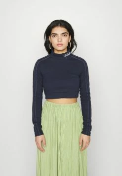 Adidas Originals CROPPED - Long Sleeved Top - Legend Ink