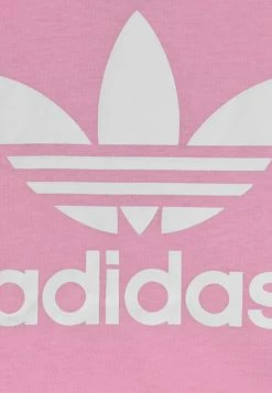 Adidas Originals TREFOIL TEE UNISEX - Print T-shirt - True Pink/white -Adidas Originals Shop ba05b9fb524f44e6b467f6c068392e33