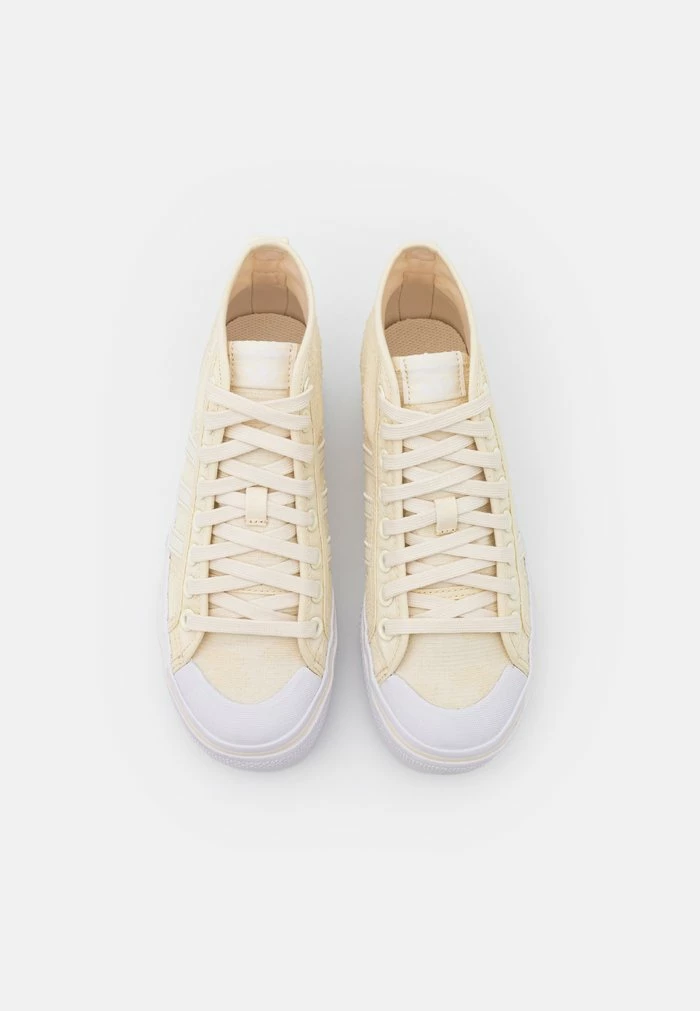 Adidas Originals NIZZA PLATFORM MID - High-top Trainers - Cream White/footwear White 6 Adidas Originals NIZZA PLATFORM MID - High-top Trainers - Cream White/footwear White - Image 6