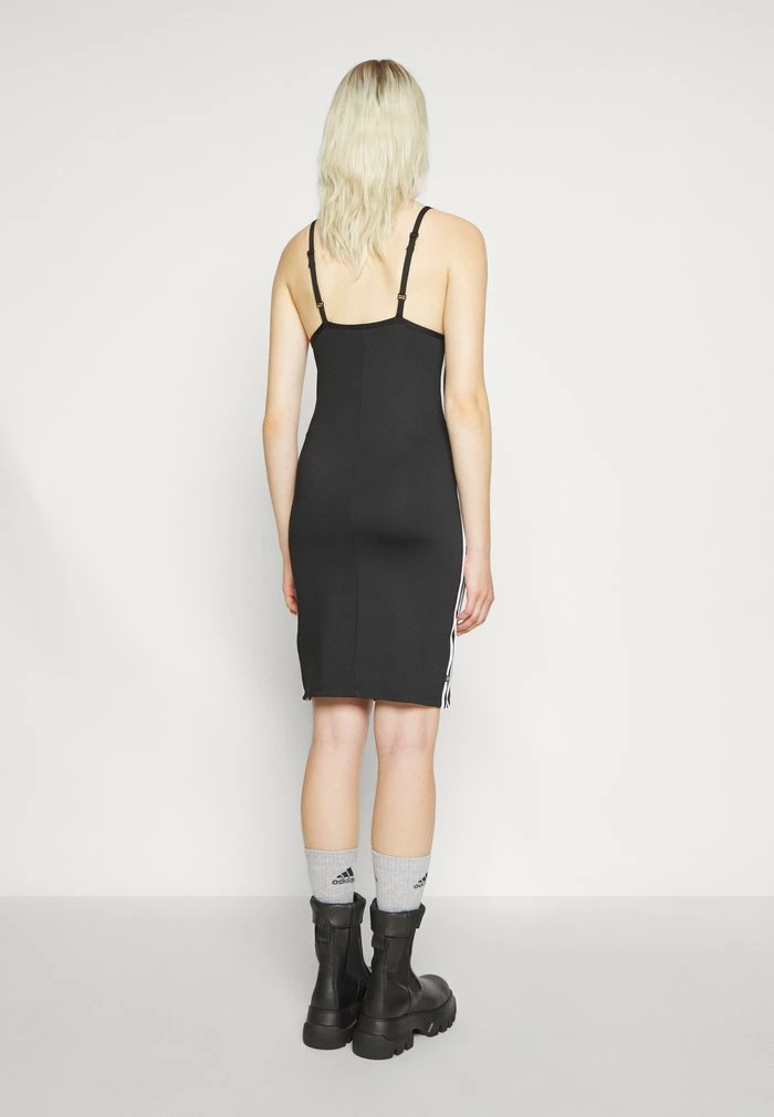 Adidas Originals ALWAYS ORIGINAL LACED STRAP - Jersey Dress - Black 4 Adidas Originals ALWAYS ORIGINAL LACED STRAP - Jersey Dress - Black - Image 4