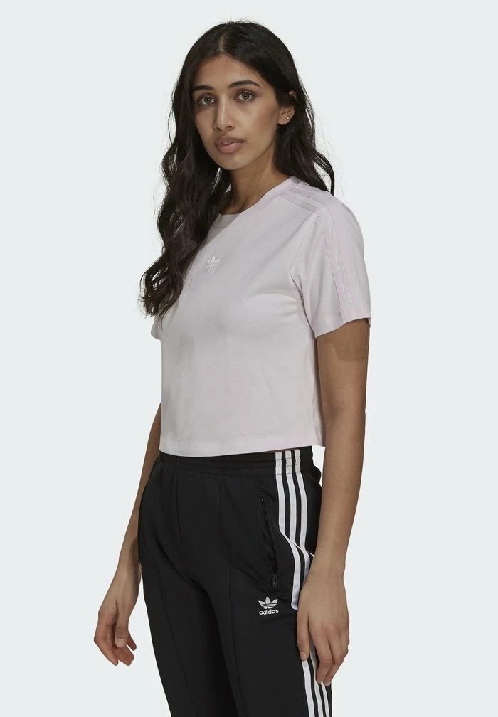 Adidas Originals TENNIS LUXE CROPPED ORIGINALS CROP - Print T-shirt - Pearl Amethyst 1 Adidas Originals TENNIS LUXE CROPPED ORIGINALS CROP - Print T-shirt - Pearl Amethyst