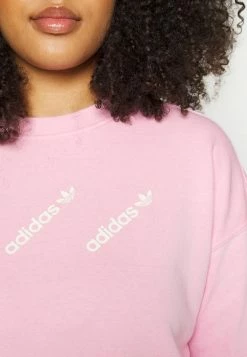 Adidas Originals CREW - Sweatshirt - True Pink -Adidas Originals Shop beed345e63dd4e6db043303de2300179