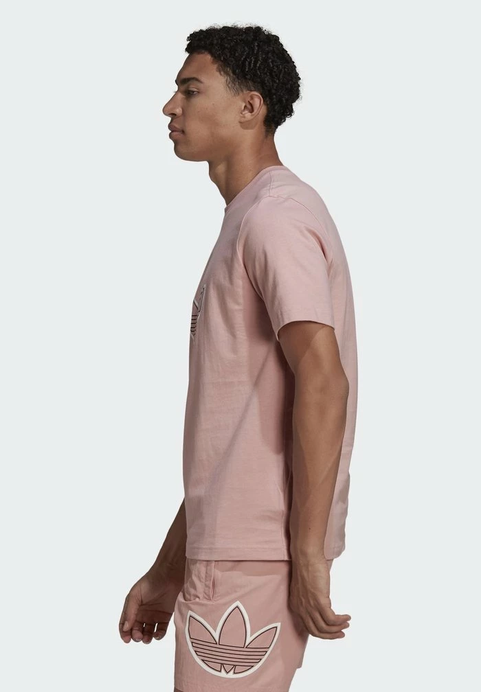 Adidas Originals OUTLINE UNISEX - Print T-shirt - Pink 5 Adidas Originals OUTLINE UNISEX - Print T-shirt - Pink - Image 5