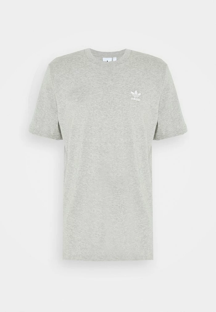 Adidas Originals ESSENTIAL TEE UNISEX - Basic T-shirt - Medium Grey Heather 6 Adidas Originals ESSENTIAL TEE UNISEX - Basic T-shirt - Medium Grey Heather - Image 6
