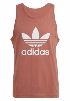 Adidas Originals TREFOIL - Top - Magic Earth/white -Adidas Originals Shop c07a944082514080953abb9b42450f5a