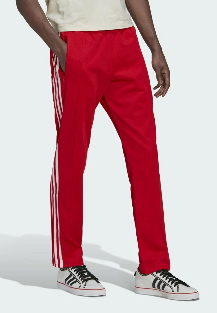 Adidas Originals ADICOLOR CLASSICS - Tracksuit Bottoms - Red 2 Adidas Originals ADICOLOR CLASSICS - Tracksuit Bottoms - Red - Image 2