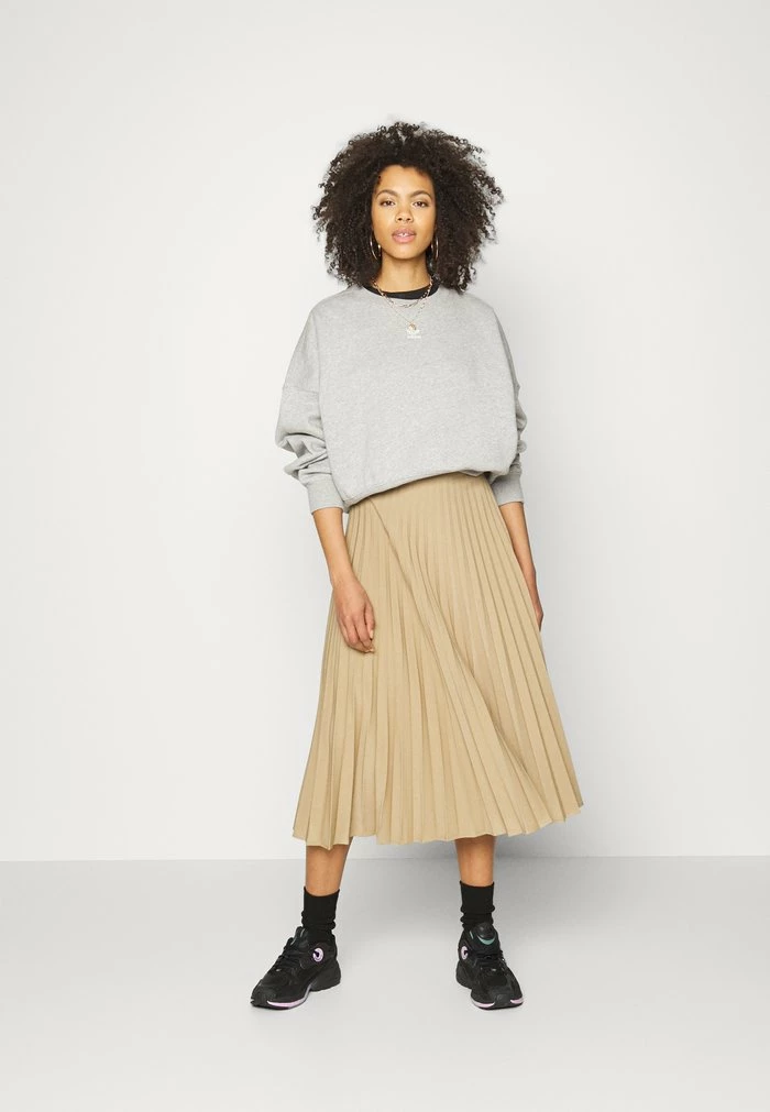 Adidas Originals ADICOLOR ESSENTIALS FLEECE - Sweatshirt - Medium Grey Heather 4 Adidas Originals ADICOLOR ESSENTIALS FLEECE - Sweatshirt - Medium Grey Heather - Image 4