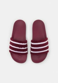 Adidas Originals ADILETTE - Mules - Shadow Red/footwear White/legacy Burgundy -Adidas Originals Shop c1567e8b64e64c558ade36f57aba011c