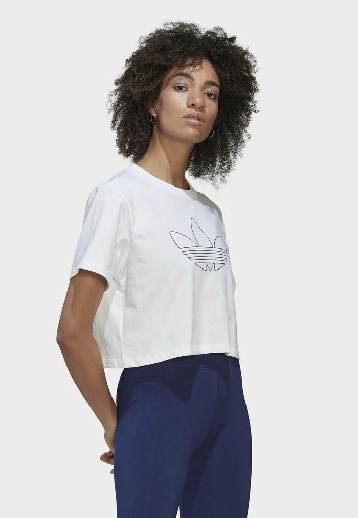 Adidas Originals Print T-shirt - White 3 Adidas Originals Print T-shirt - White - Image 3