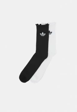 Adidas Originals RUFFLE CREW 2 PACK UNISEX - Socks - White