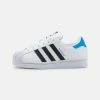 Adidas Originals SUPERSTAR C UNISEX - Trainers - Footwear White/core Black/blue Rush