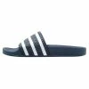 Adidas Originals ADILETTE UNISEX - Mules - Blue/white