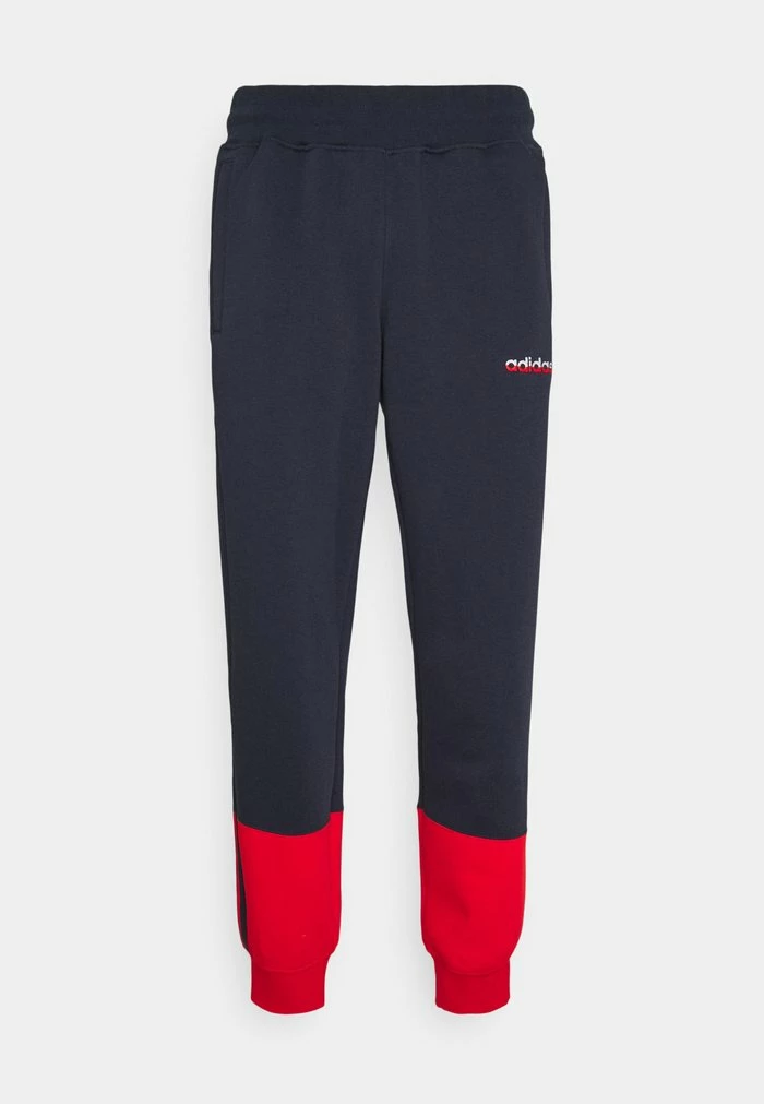 Adidas Originals 3 STRIPE SPLIT - Tracksuit Bottoms - Legend Ink/red 1 Adidas Originals 3 STRIPE SPLIT - Tracksuit Bottoms - Legend Ink/red