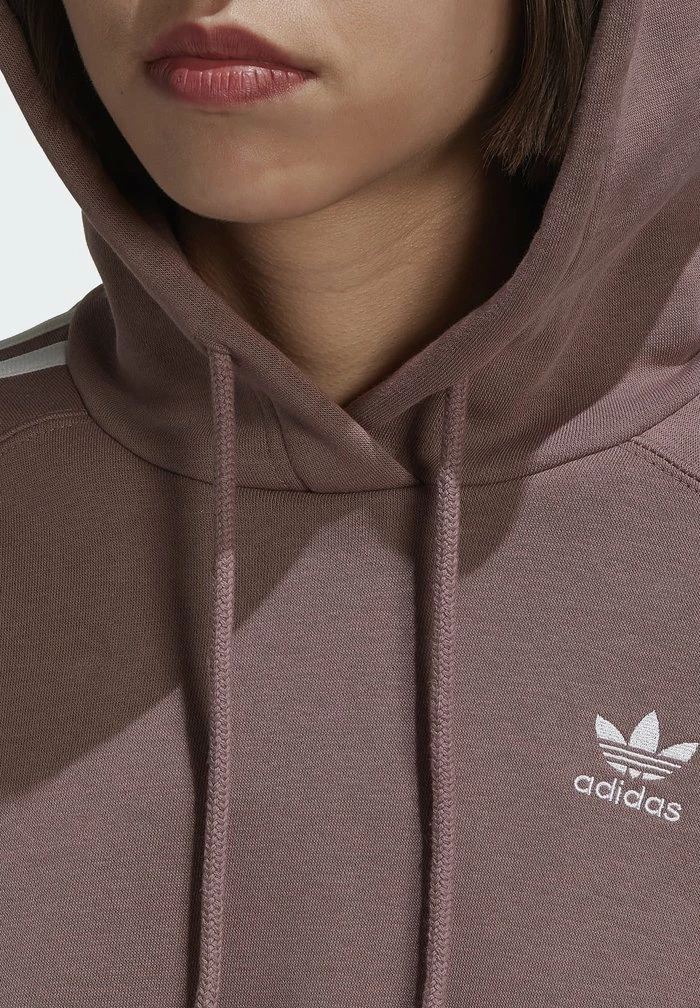Adidas Originals ADICOLOR CLASSICS CROP - Hoodie - Pink 3 Adidas Originals ADICOLOR CLASSICS CROP - Hoodie - Pink - Image 3