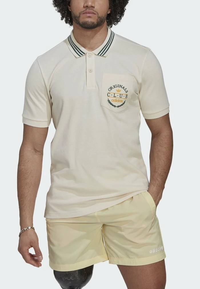 Adidas Originals Polo Shirt - Beige 6 Adidas Originals Polo Shirt - Beige - Image 6