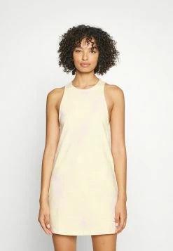 Adidas Originals TANK DRESS - Jersey Dress - Bliss Lilac/almost Yellow
