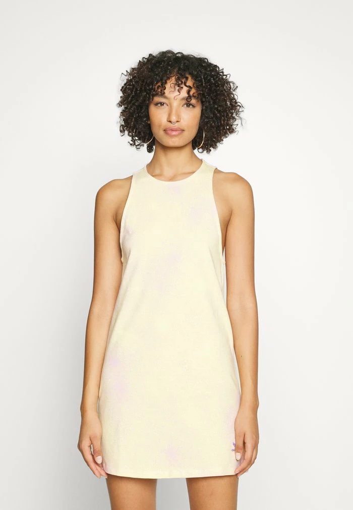 Adidas Originals TANK DRESS - Jersey Dress - Bliss Lilac/almost Yellow 1 Adidas Originals TANK DRESS - Jersey Dress - Bliss Lilac/almost Yellow