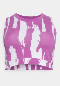 Adidas Originals THEBE MAGUGU TANK - Top - Semi Pulse Lilac/white -Adidas Originals Shop c3cd3544b0ab45d4813d4d5a9b6a7c93