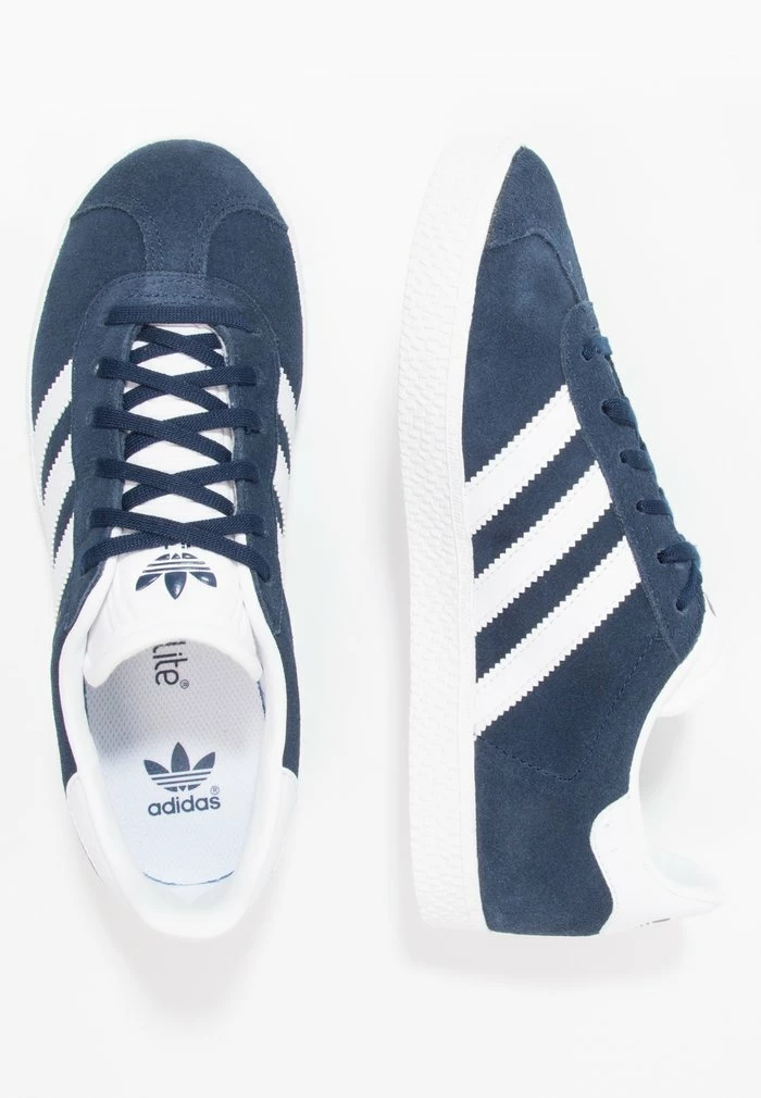 Adidas Originals GAZELLE UNISEX - Trainers - Collegiate Navy/footwear White 2 Adidas Originals GAZELLE UNISEX - Trainers - Collegiate Navy/footwear White - Image 2