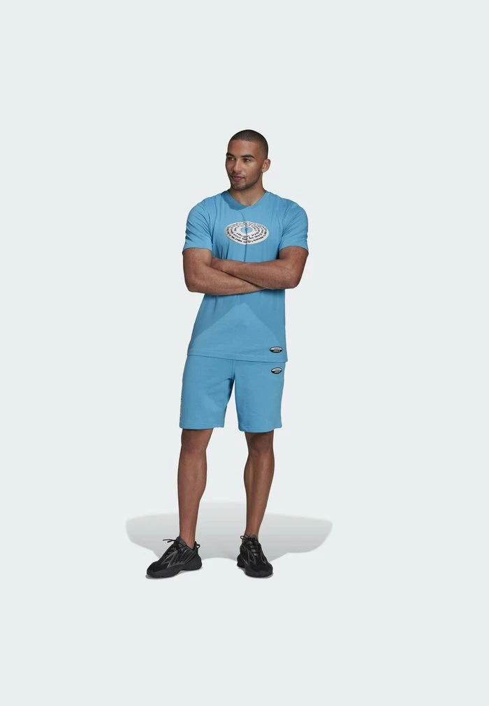 Adidas Originals Print T-shirt - Blue 2 Adidas Originals Print T-shirt - Blue - Image 2