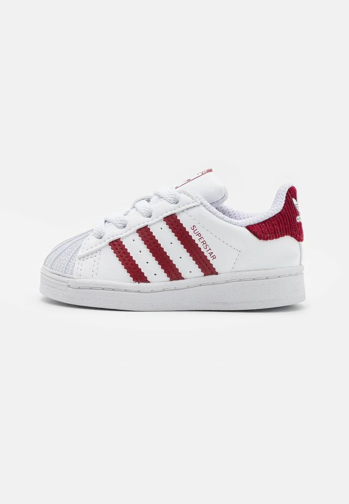 Adidas Originals SUPERSTAR UNISEX - Trainers - Footwear White/team Colleg Burgundy 1 Adidas Originals SUPERSTAR UNISEX - Trainers - Footwear White/team Colleg Burgundy