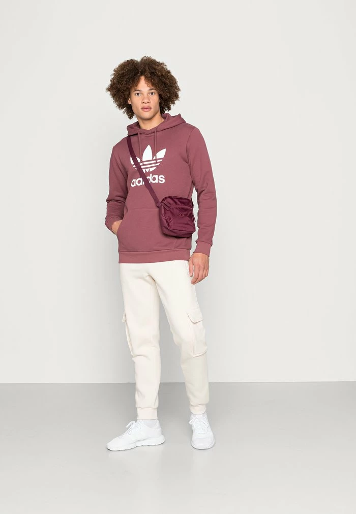 Adidas Originals TREFOIL - Hoodie - Brown 2 Adidas Originals TREFOIL - Hoodie - Brown - Image 2