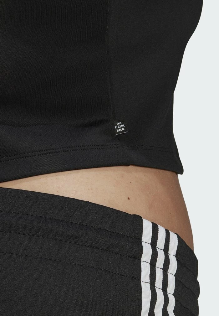 Adidas Originals CROPPED - Basic T-shirt - Black 5 Adidas Originals CROPPED - Basic T-shirt - Black - Image 5