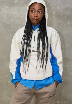 Adidas Originals HOODIE - Fleece Jumper - White/bluebird 11 Adidas Originals HOODIE - Fleece Jumper - White/bluebird -Adidas Originals Shop c5e78d2e94b84ecf94b5e12865899f68