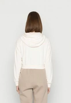 Adidas Originals CROP FZ HOOD - Zip-up Sweatshirt - White -Adidas Originals Shop c692302fc2624eb08489cf02ffe8eacb