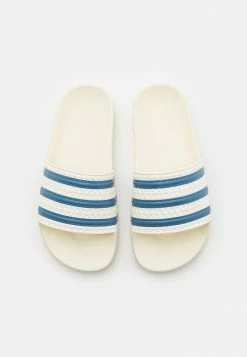 Adidas Originals ADILETTE UNISEX - Mules - Off White/altered Blue -Adidas Originals Shop c69cb9f4ccdc4ac6b93e37518511b470
