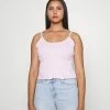Adidas Originals SMOCKED - Top - Clear Pink