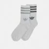 Adidas Originals MID CUT UNISEX 2 PACK - Socks - White/grey/black