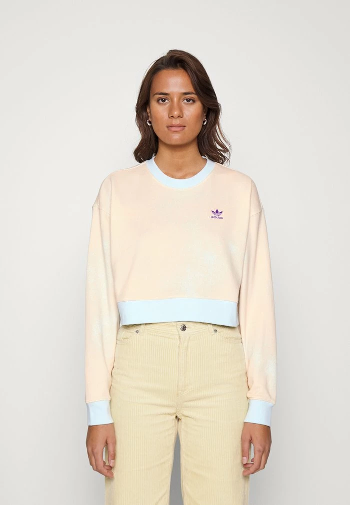 Adidas Originals AOP - Sweatshirt - Almost Blue/hazy Orange 1 Adidas Originals AOP - Sweatshirt - Almost Blue/hazy Orange