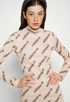 Adidas Originals DRESS - Jersey Dress - Halo Blush -Adidas Originals Shop c8a168f587fe4750b7689e54d045a1a4