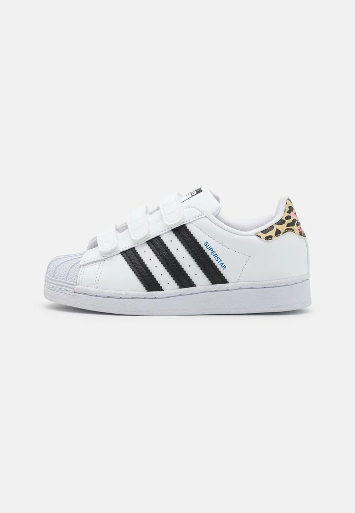 Adidas Originals SUPERSTAR UNISEX - Trainers - Footwear White/core Black/blue 1 Adidas Originals SUPERSTAR UNISEX - Trainers - Footwear White/core Black/blue