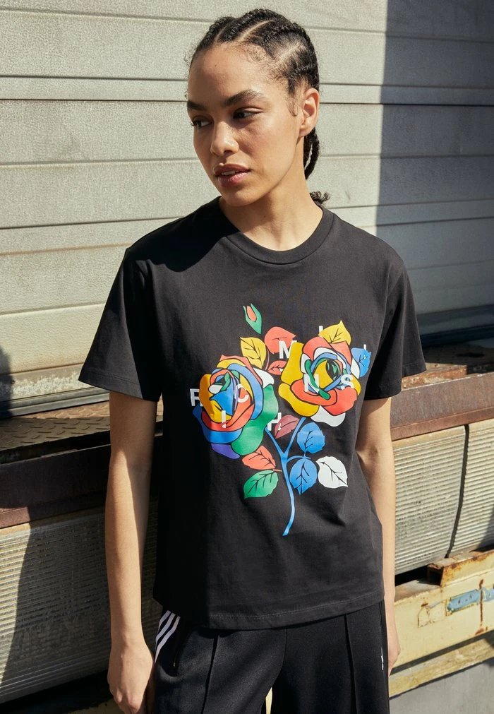 Adidas Originals RICH MNISI - Print T-shirt - Black 1 Adidas Originals RICH MNISI - Print T-shirt - Black