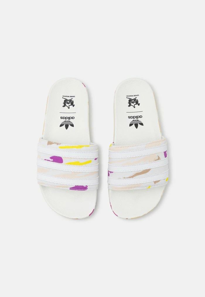 Adidas Originals ADILETTE - Slippers - White 6 Adidas Originals ADILETTE - Slippers - White - Image 6