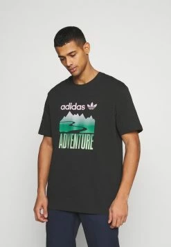 Adidas Originals MOUNT TEE - Print T-shirt - Black